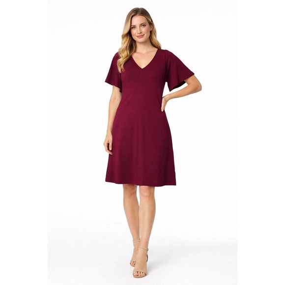 Pact Dresses & Skirts - Pact Fit Flare Easy Dress Organic Cotton Dress S Granola Capsule Minimalist